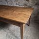 Antique French farmhouse dining table in oak and poplar, 1850–1900