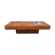 Table basse des années 70 en orme