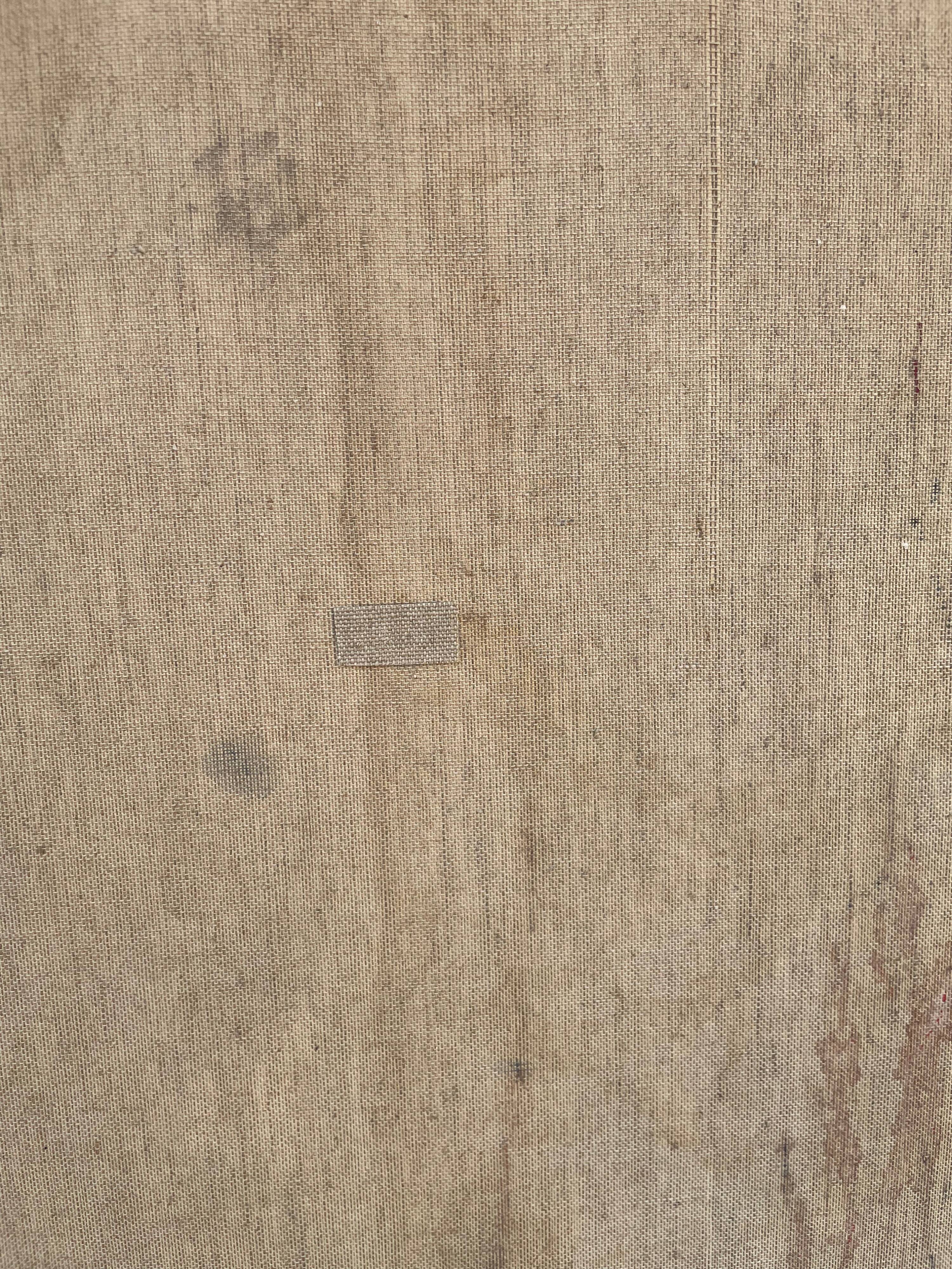 Tableau peinture composition abstraite géométrique, Poliakoff 1969