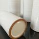 4 vintage stoneware cups in white