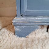 Parisian buffet in blue wood