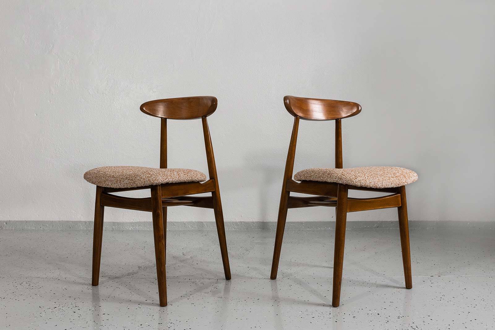 Vintage Dining Chairs by ZFM, Poland, 1960s, Set Of 4