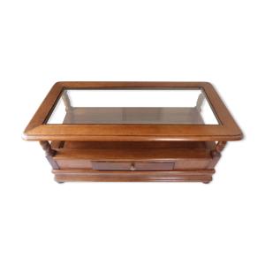 Table basse d’ébéniste en merisier