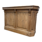 Wooden counter