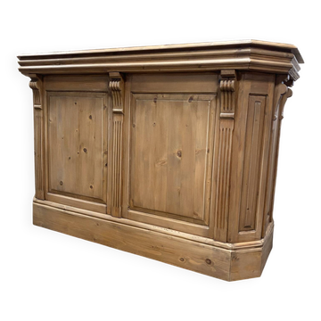 Wooden counter