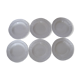 Lot 6 assiettes Gien Pont aux Choux