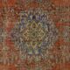 One-of-a-kind turkish handwoven vintage rug - rustic vintage charm 308x 174 cm