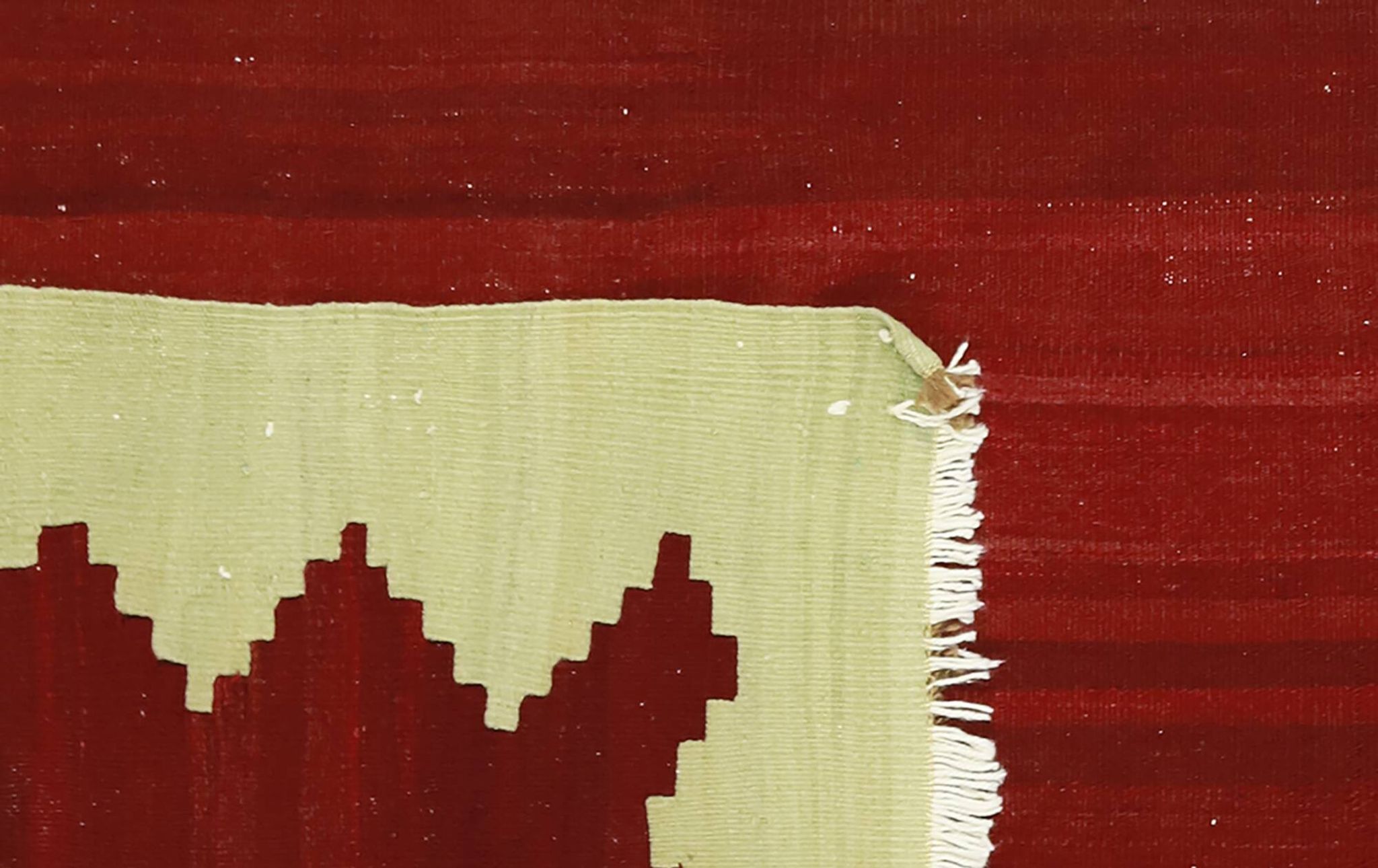 Vintage Minimalist Turkish Kilim Rug 133x213 cm Handmade Wool