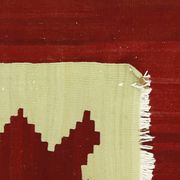 Vintage Minimalist Turkish Kilim Rug 133x213 cm Handmade Wool