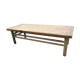 Bamboo and pine coffee table
