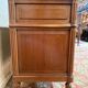 Louis XVI style buffet – Solid mahogany & Carrara marble – Restored