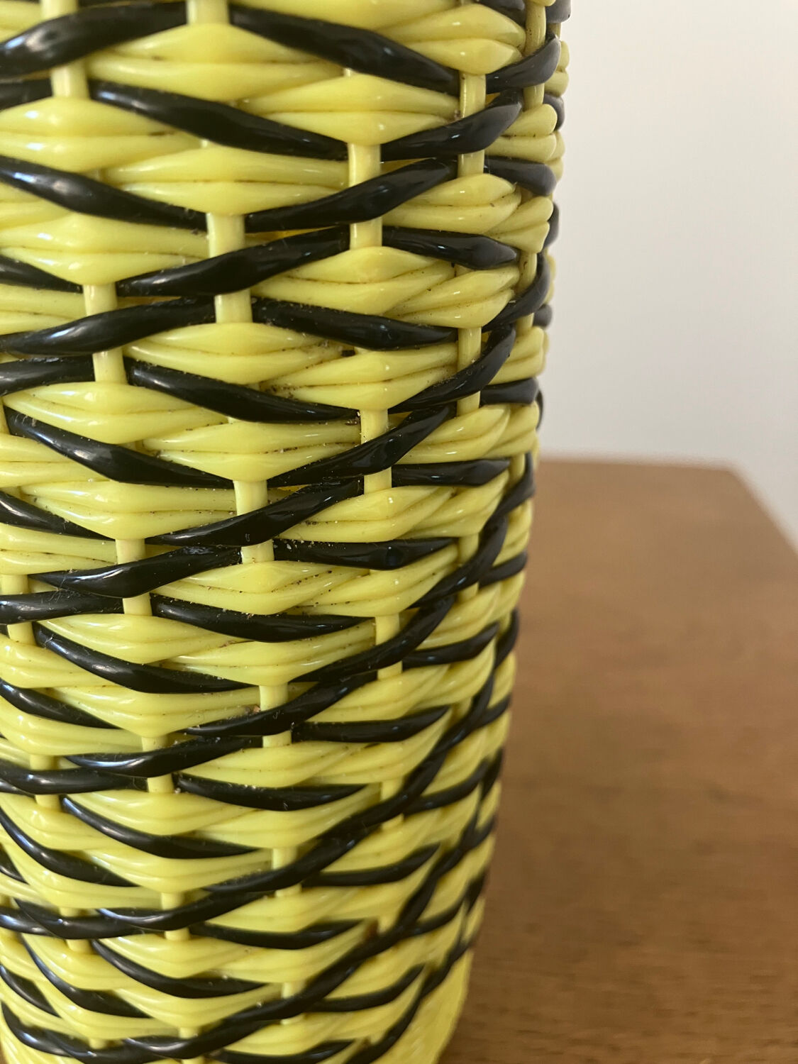 Vintage scoubidou decanter