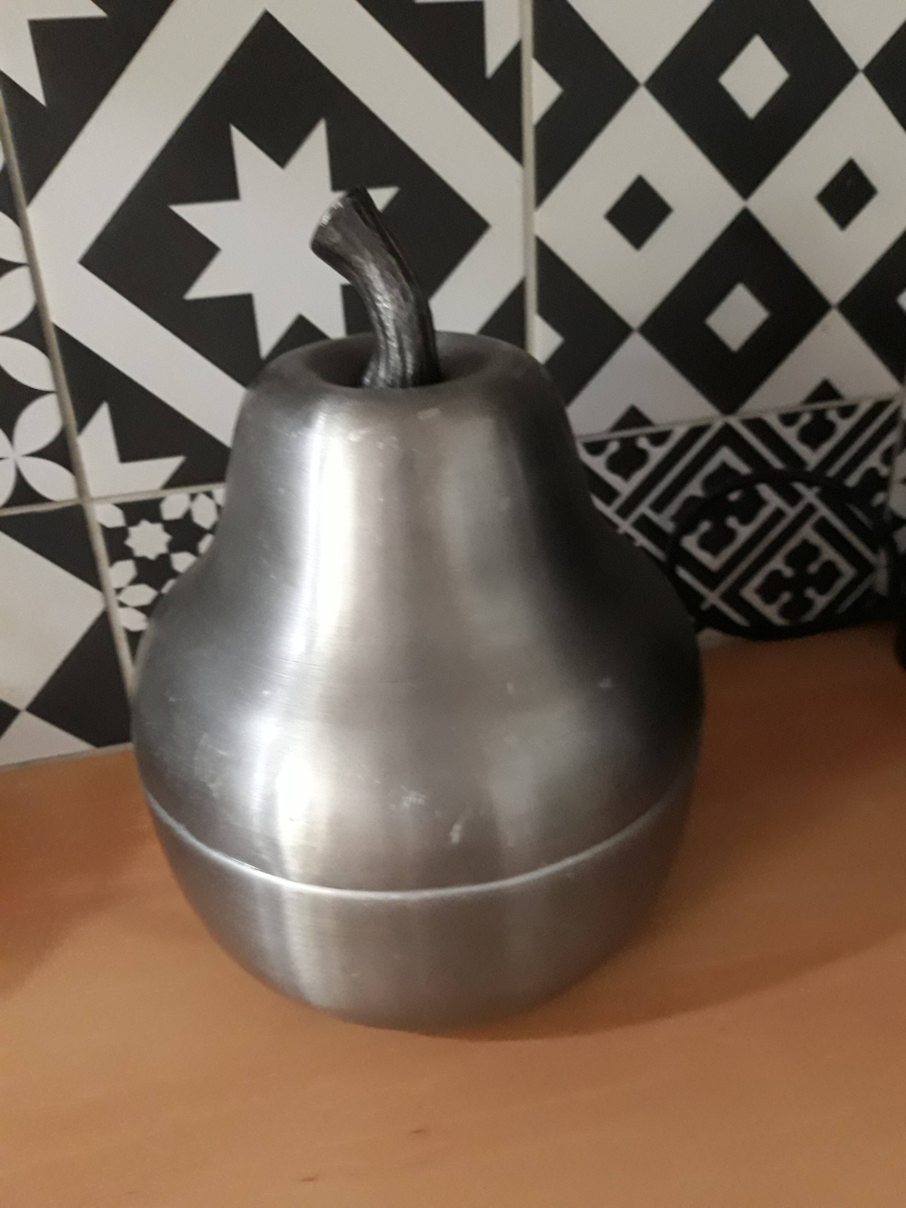 Pair of 2 buckets ice brushed aluminium