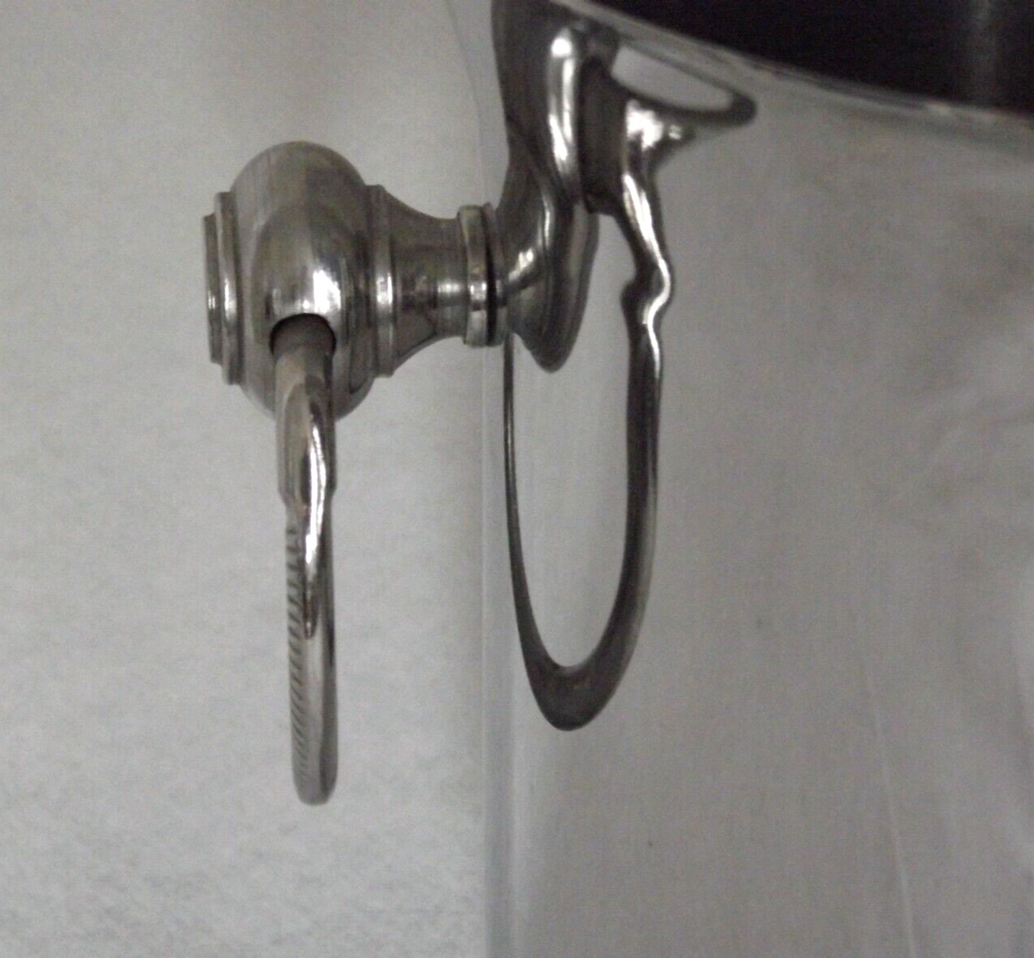 Seau à Champagne Jean Couzon Silver Inox avec poignées fixes 4428