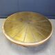 Scandinavian etched brass coffee table, 1960s