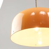 Suspension marron Space Age de Guzzini, années 1960