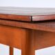 Scandinavian extendable teak dining table