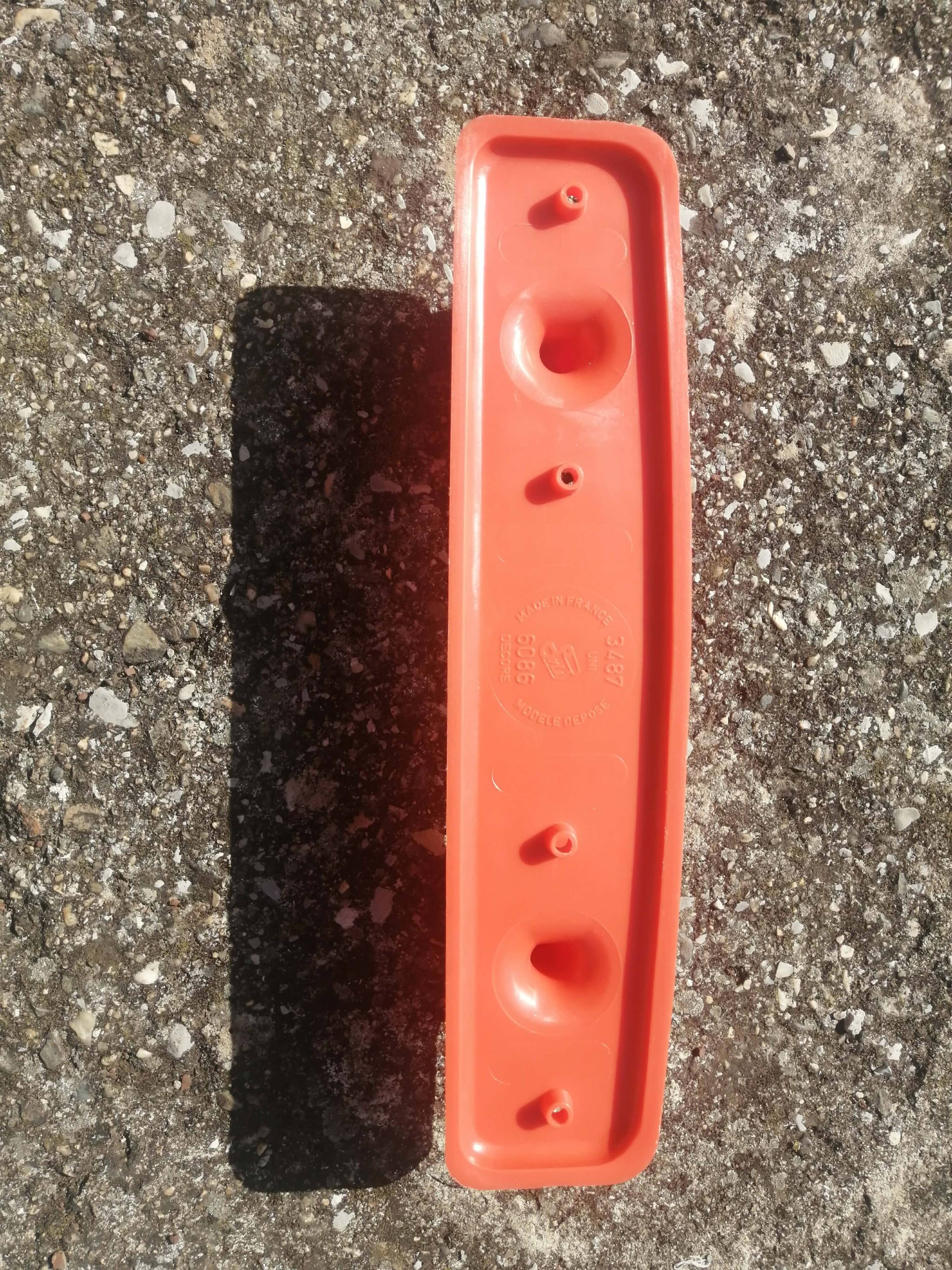 Vintage Orange Coat Rack 70s SYLA 2 Hooks