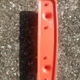 Vintage Orange Coat Rack 70s SYLA 2 Hooks