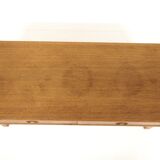Commode basse scandinave en chêne, Suède, 1960