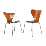 Set de 2 chaises séries 7 N° 3107 par Arne Jacobsen pour Fritz Hansen Danemark, circa 1955