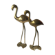 Couple oiseaux en laiton vintage