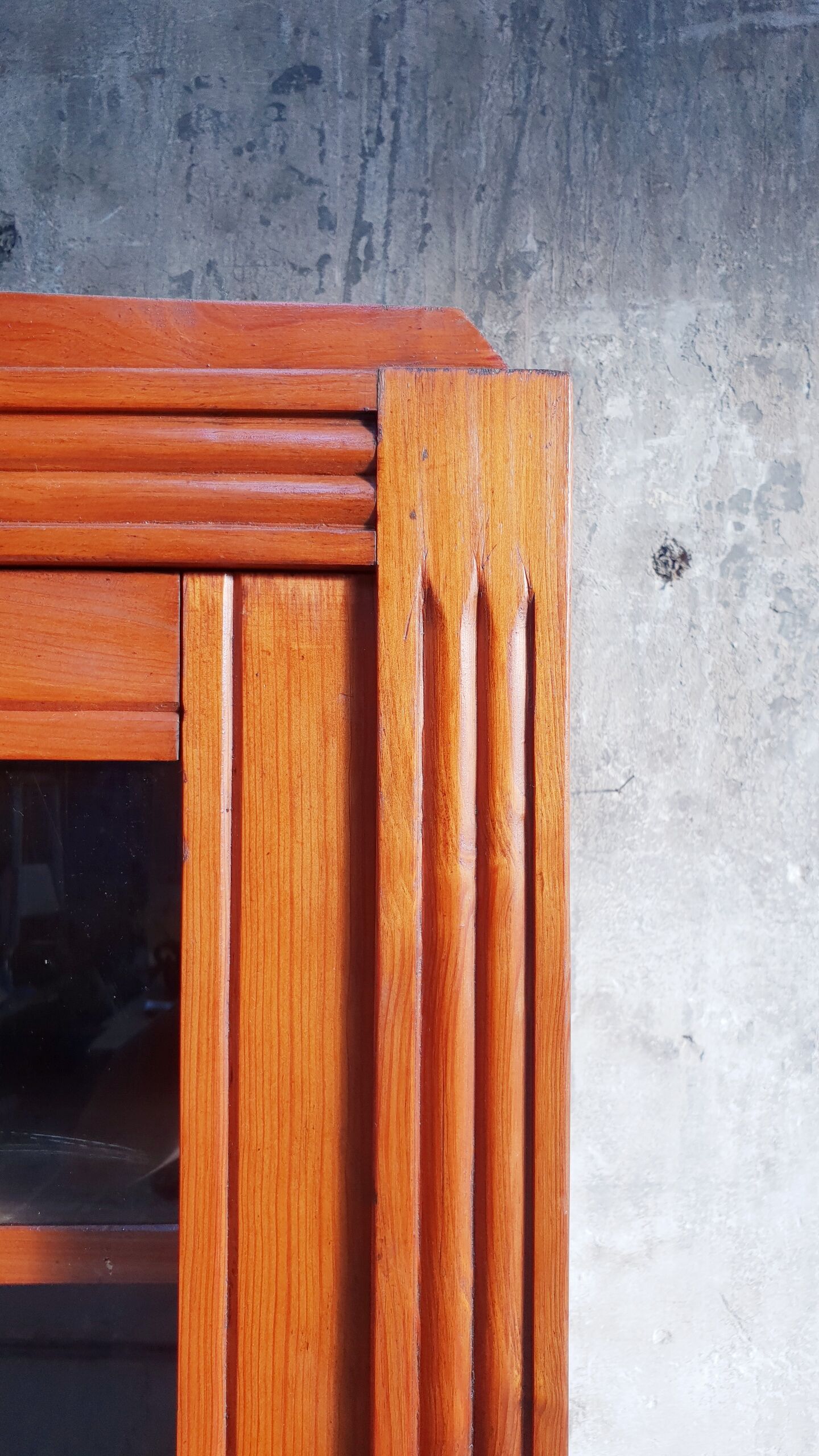 Vintage glazed wardrobe