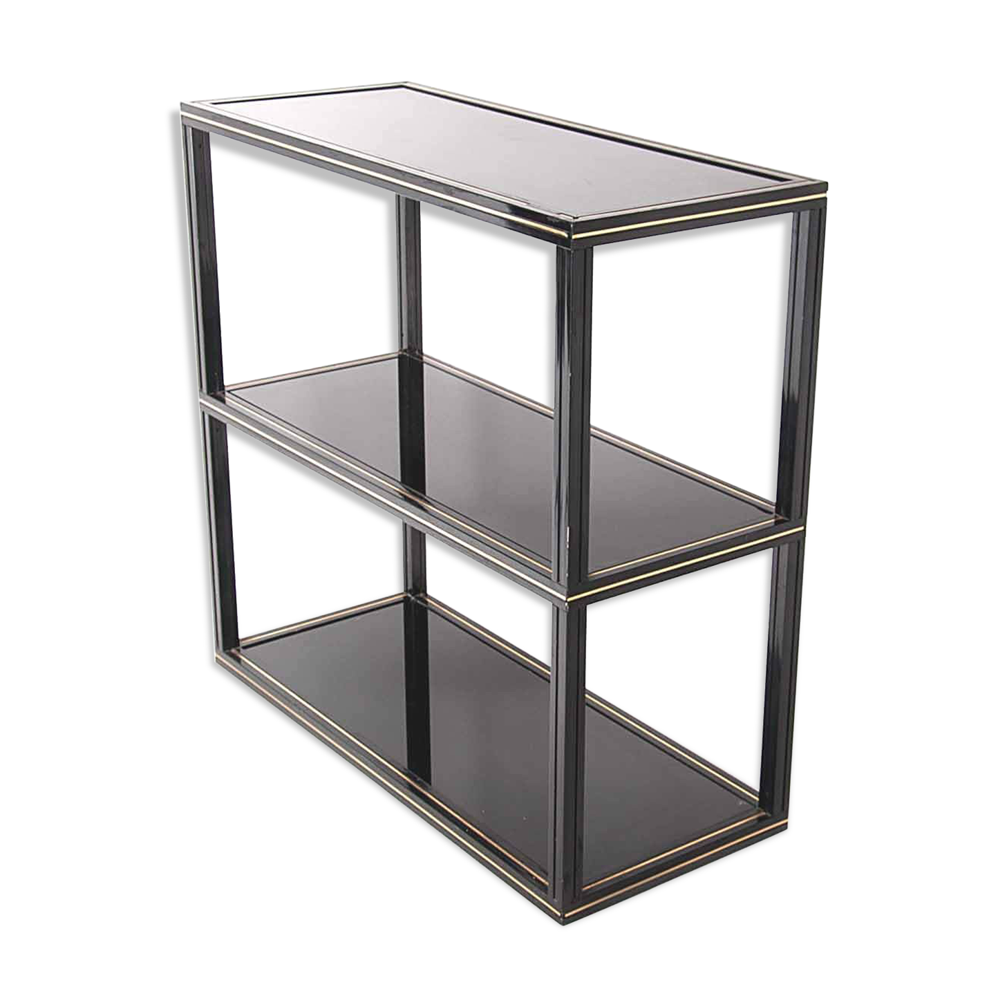 Console by Pierre Vandel, laqué metal, 1970