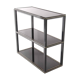 Console by Pierre Vandel, laqué metal, 1970