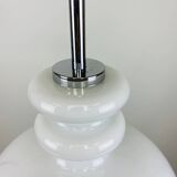 Large white glass chandelier XL by Peill and Putzler