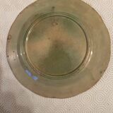 Antique earthenware plate
