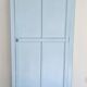 Armoire parisienne àcienne lingère meuble rangement vintage bleu