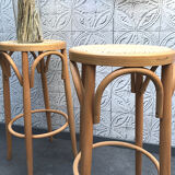Cane bar stool