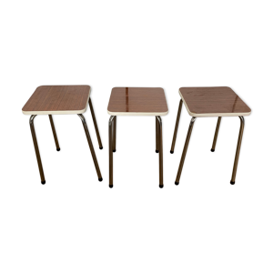 3 tabourets formica