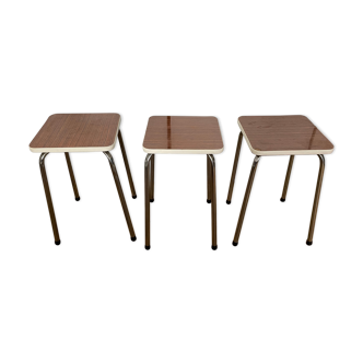 3 tabourets formica