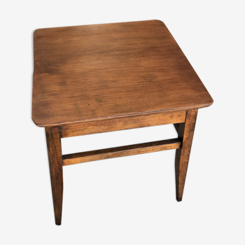 Square wooden table