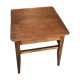 Square wooden table
