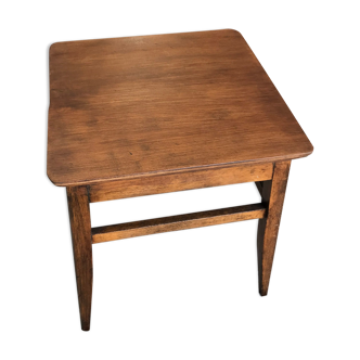Square wooden table