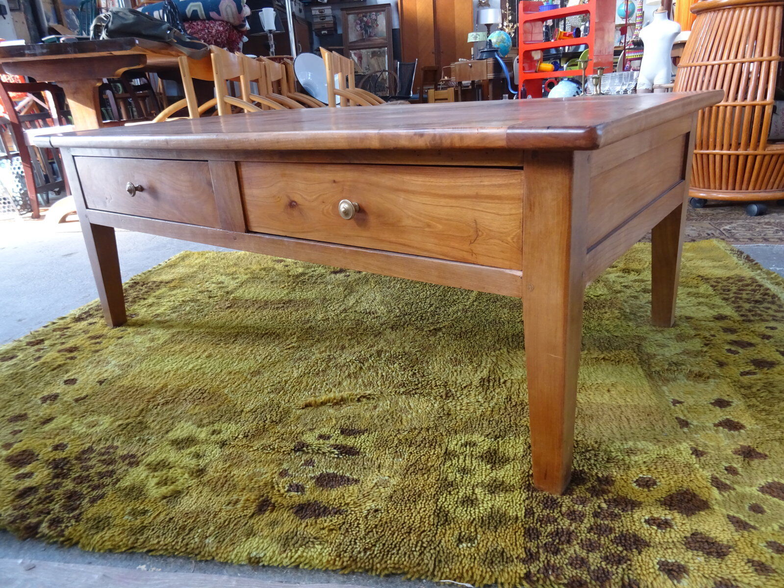 "Farm" drawers coffee table on both sides