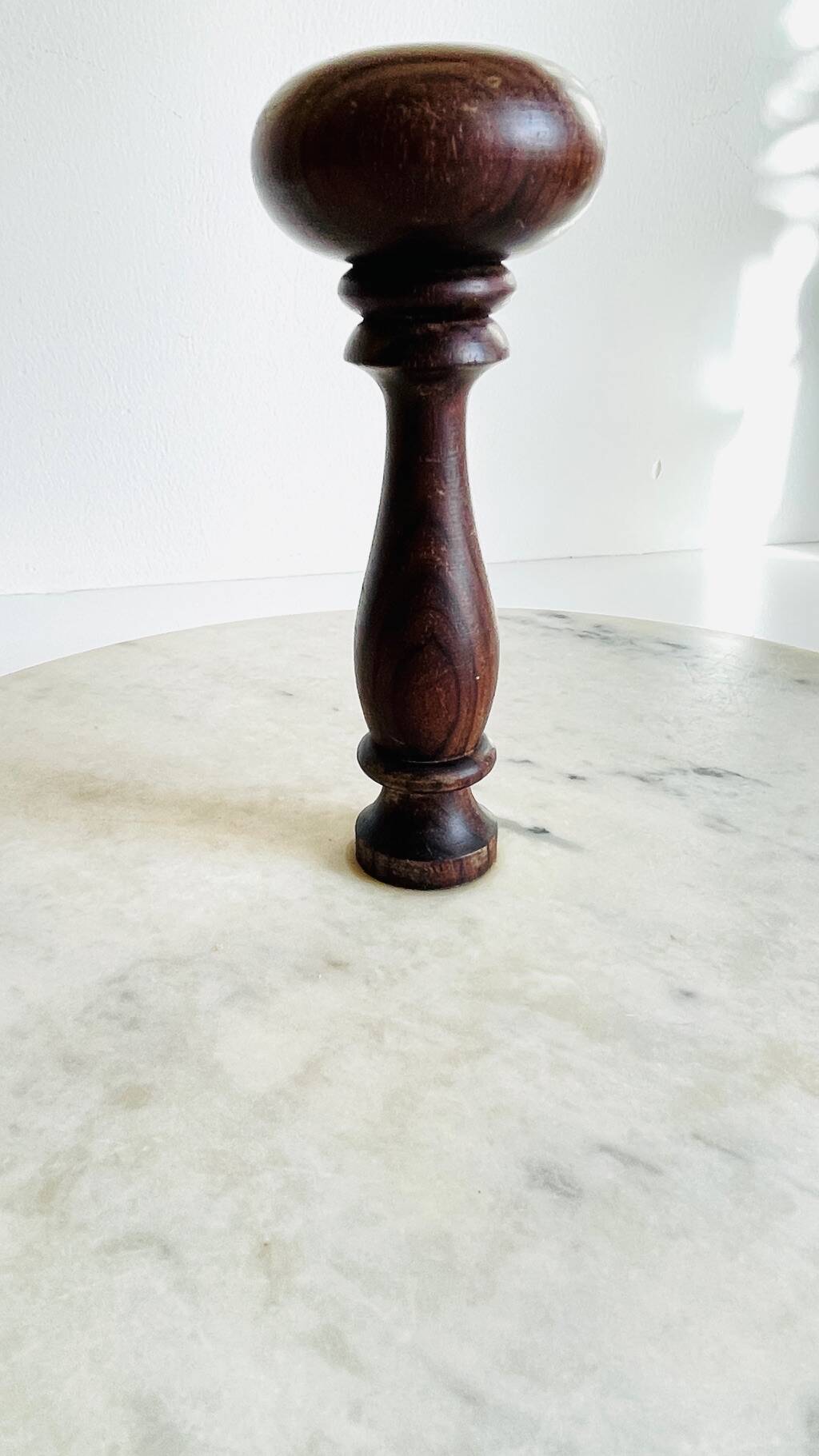 Plateau à fromage marbre et bois vintage