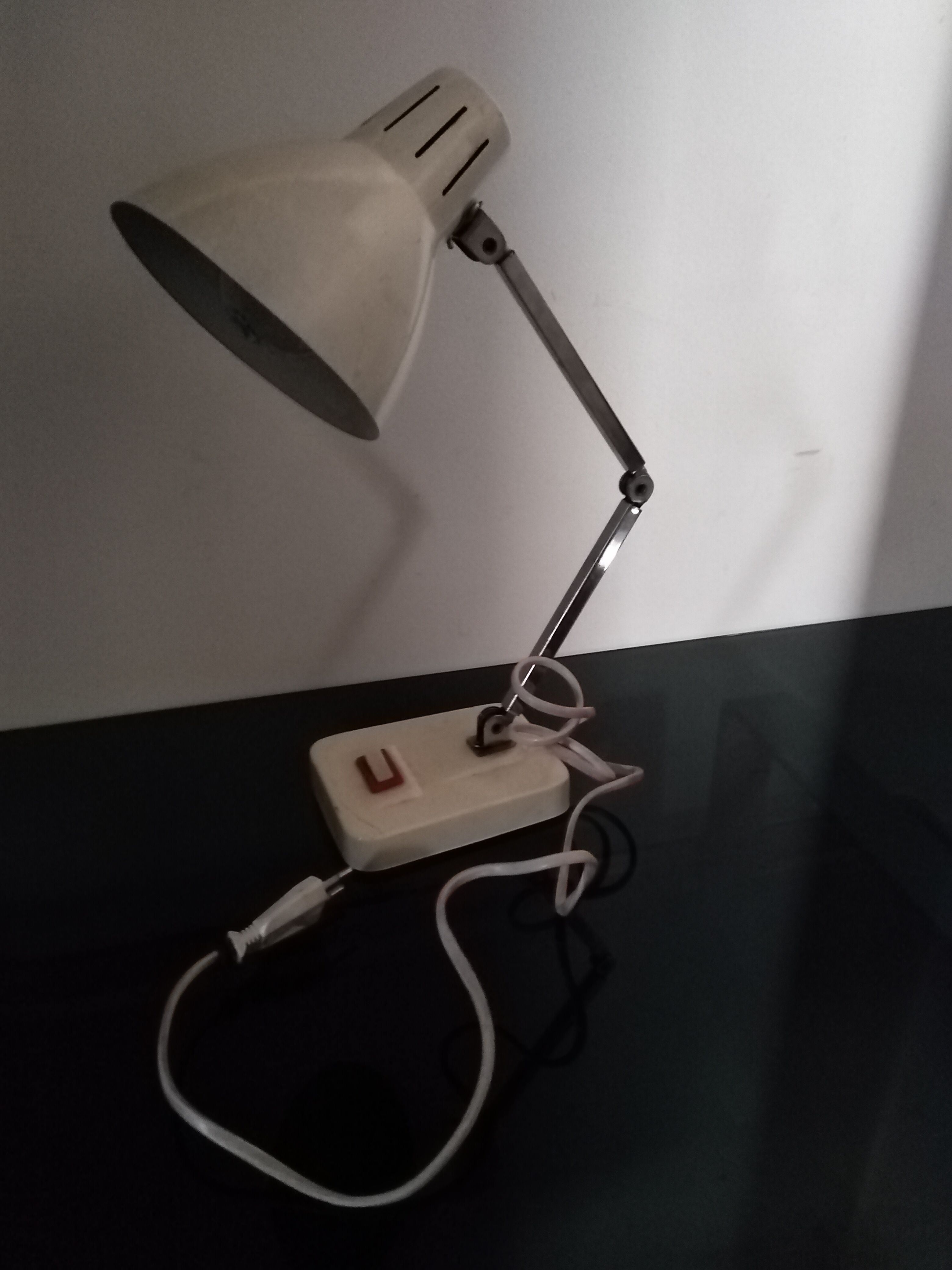 Vintage articulated desk lamp