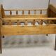 Antique children's bed from the 19th century.