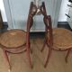2 chairs canned Josef Hoffmann