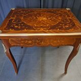 Louis XV style marquetry game table