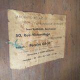 Art Deco wood and brass extra furniture