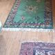 Oriental rug from Rabat, Morocco, vintage from the 1970s. Handcrafted.
