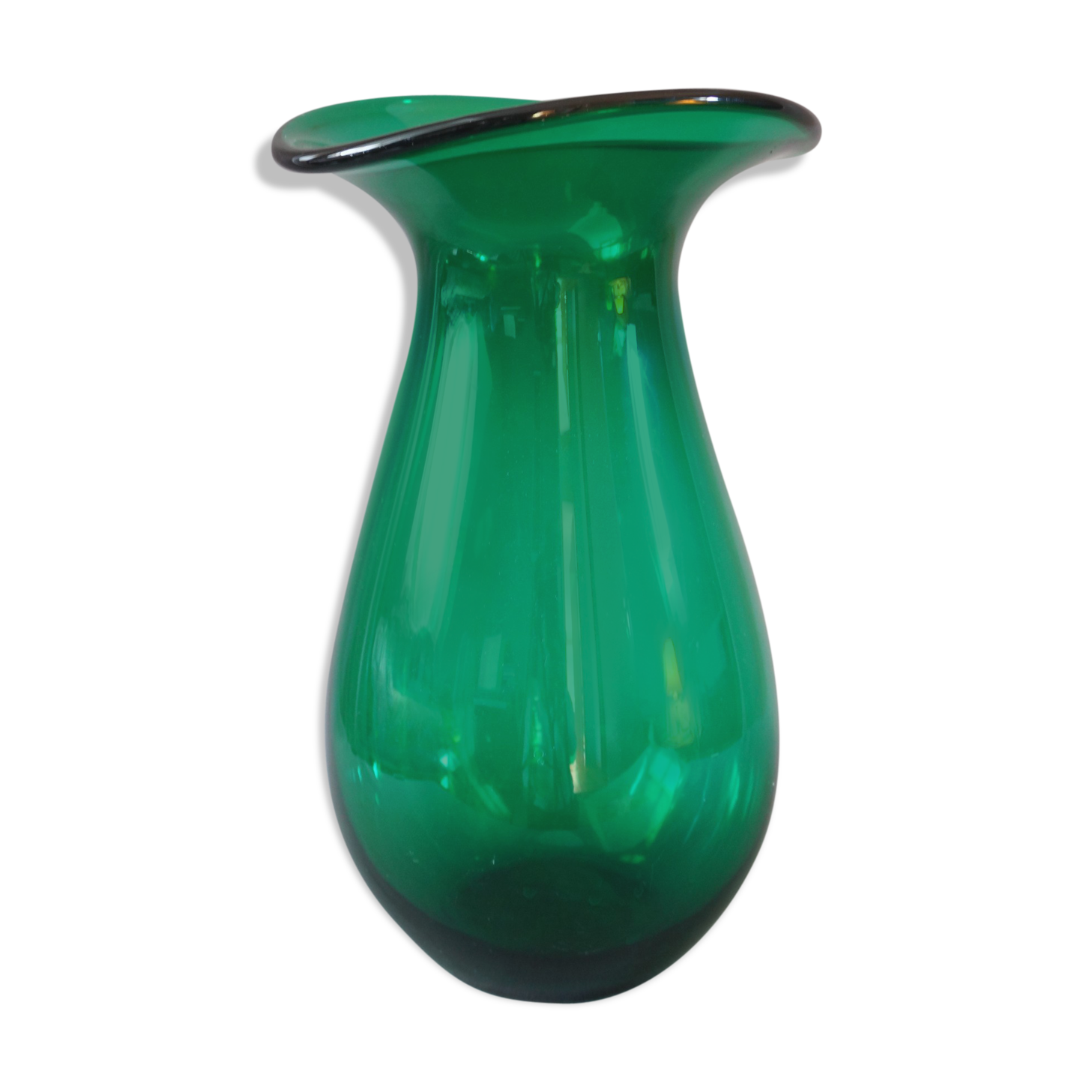Green vase