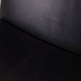 Geoffrey Harcourt black leather armchair