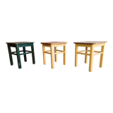 Set of 3 vintage painter's stools