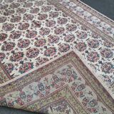 Large and fine tehran persian oriental rug handmade vintage 324 x 210